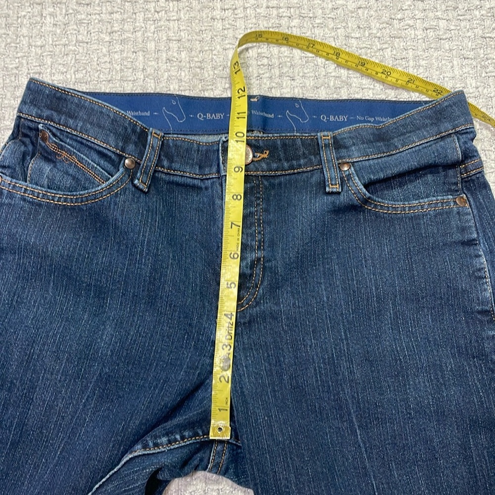 Wrangler Q-Baby No Gap Waistband Denim Jeans WRQ20DD Women’s Size 11/12 x 38 - Picture 11 of 13